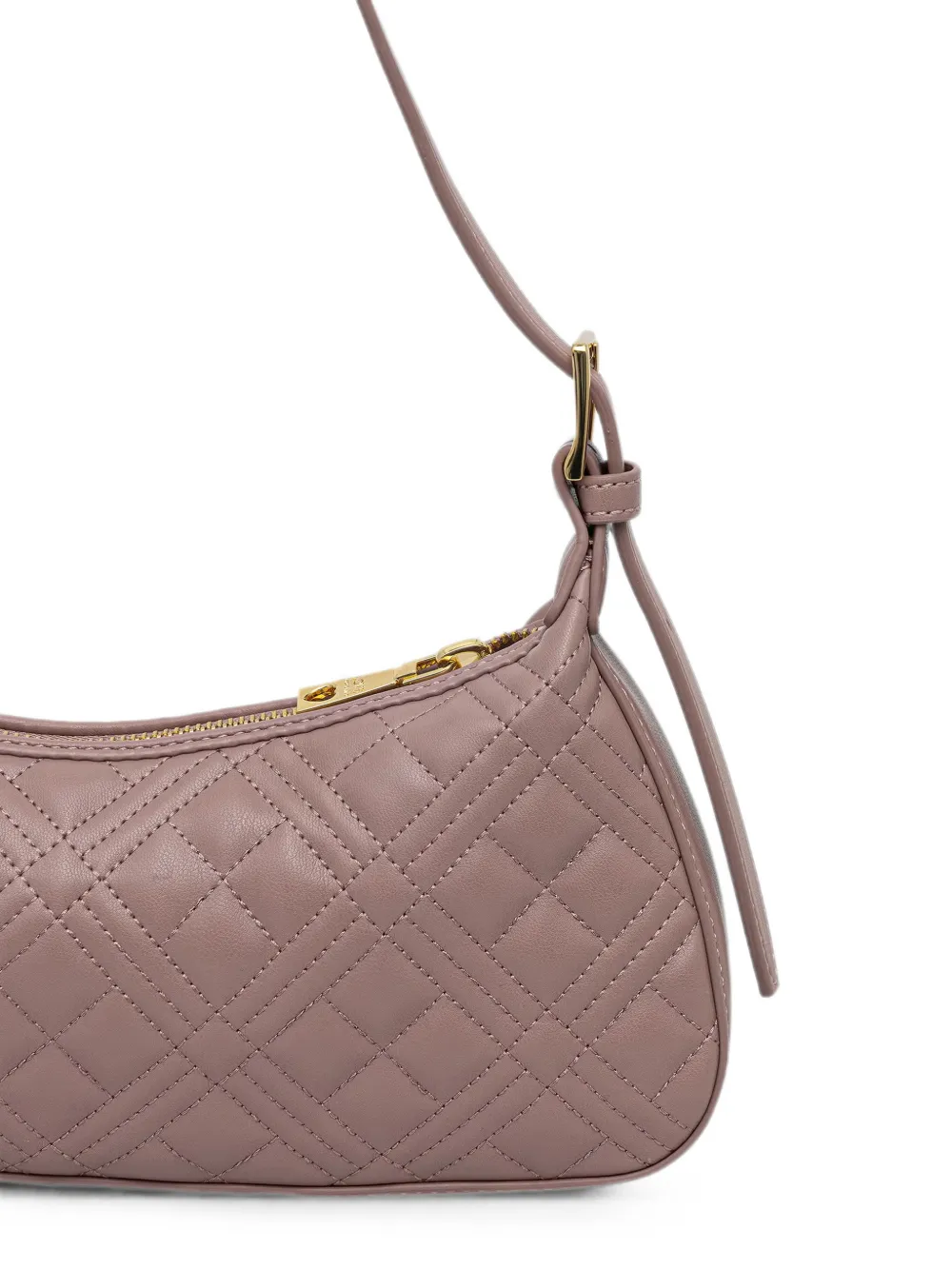 Love Moschino Gewatteerde shopper met logo Roze