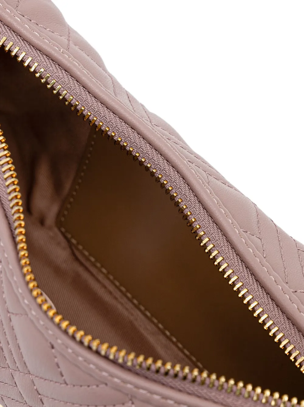 Love Moschino Gewatteerde shopper met logo Roze