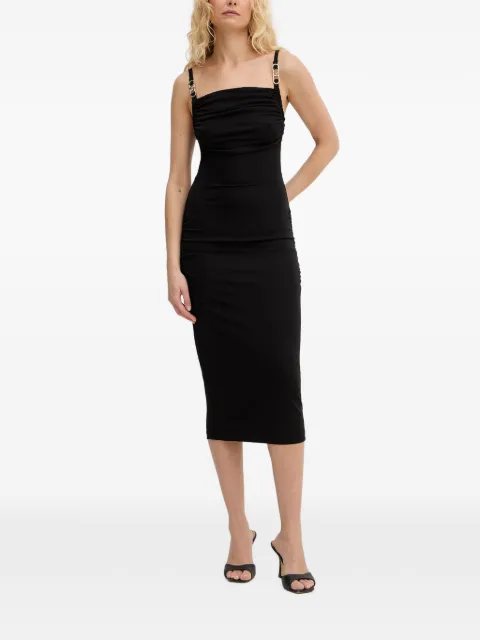 Just Cavalli Kleid mit Logo-Schild