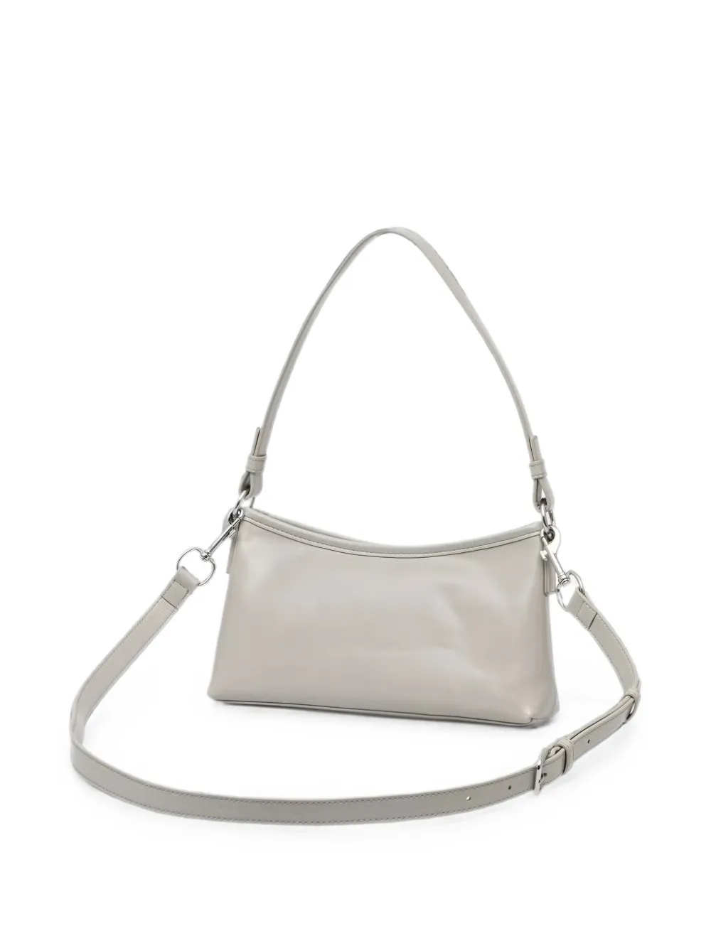 Love Moschino Schoudertas met kettingdetail en logo Grijs