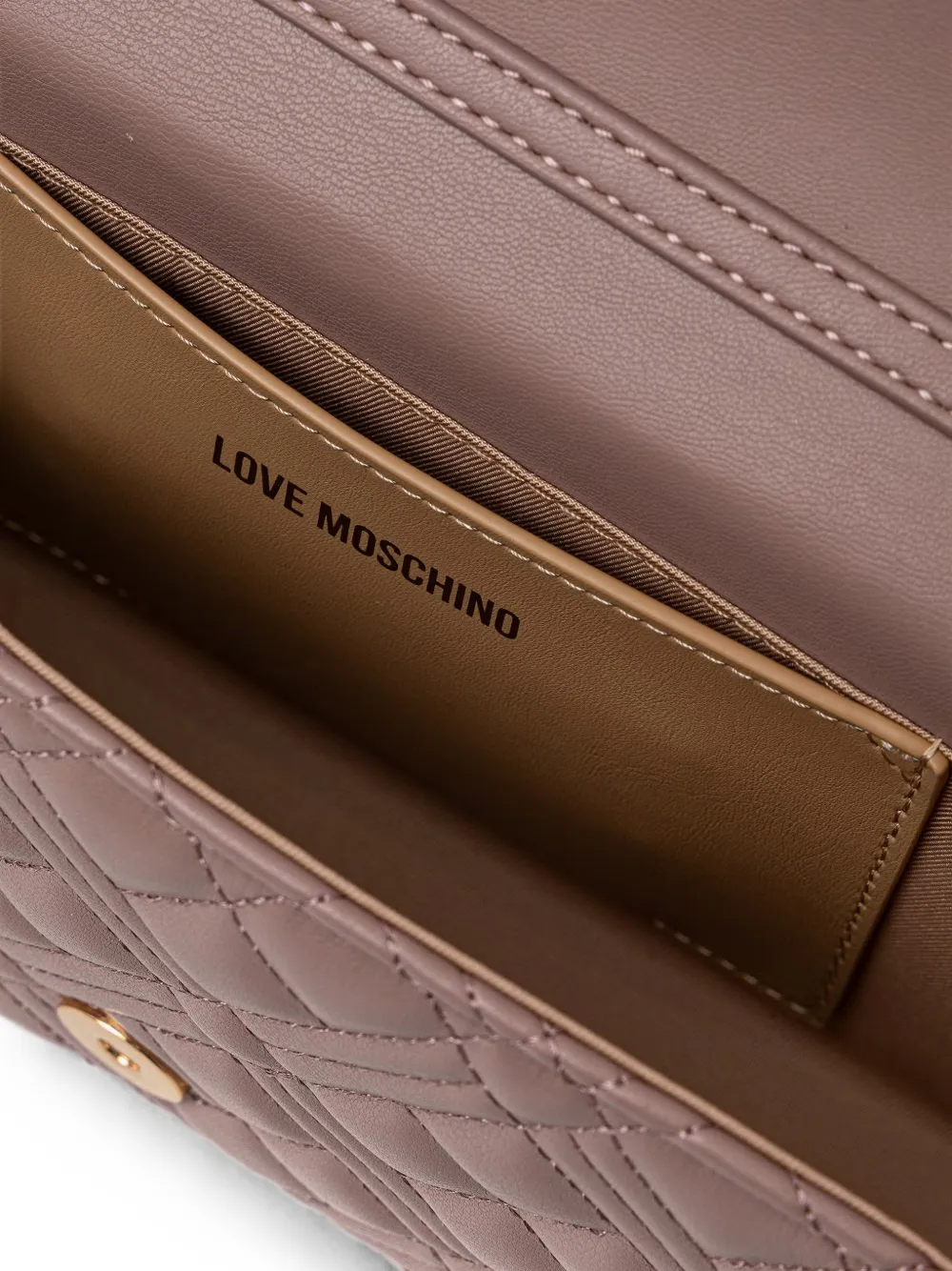 Love Moschino Gewatteerde crossbodytas Roze