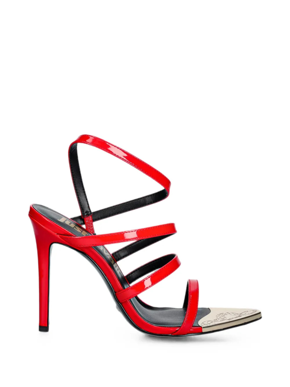 Just Cavalli multi-strap sandals Rood