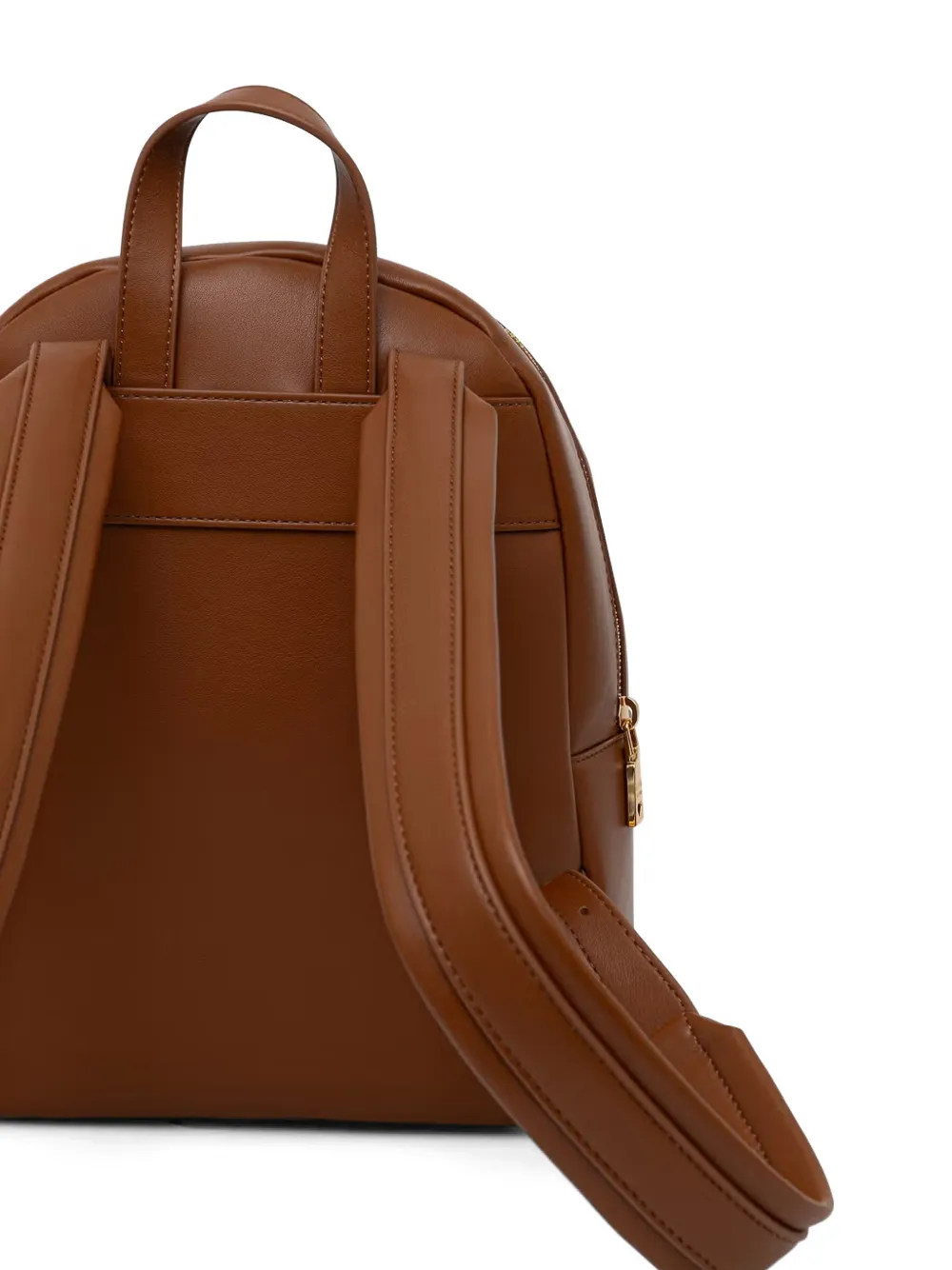 Love Moschino Mochila Acolchoada Com Placa De Logo | Marrom