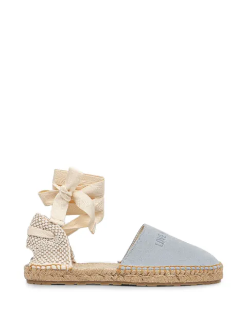 Love Moschino alpargatas con detalle del logo