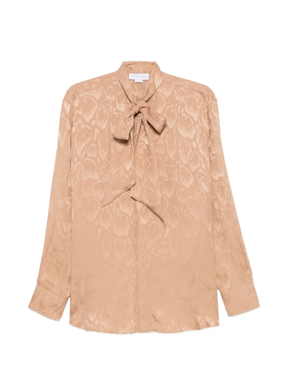 Stella McCartney pussy-bow jacquard blouse