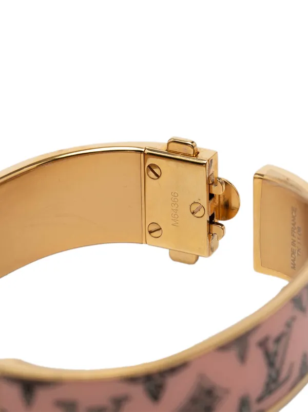 Louis Vuitton Pre-Owned 2018 ゴールドプレーテッド エナメル Louis Vuitton Pre-Owned 2018 ゴールドプレーテッド エナメル
