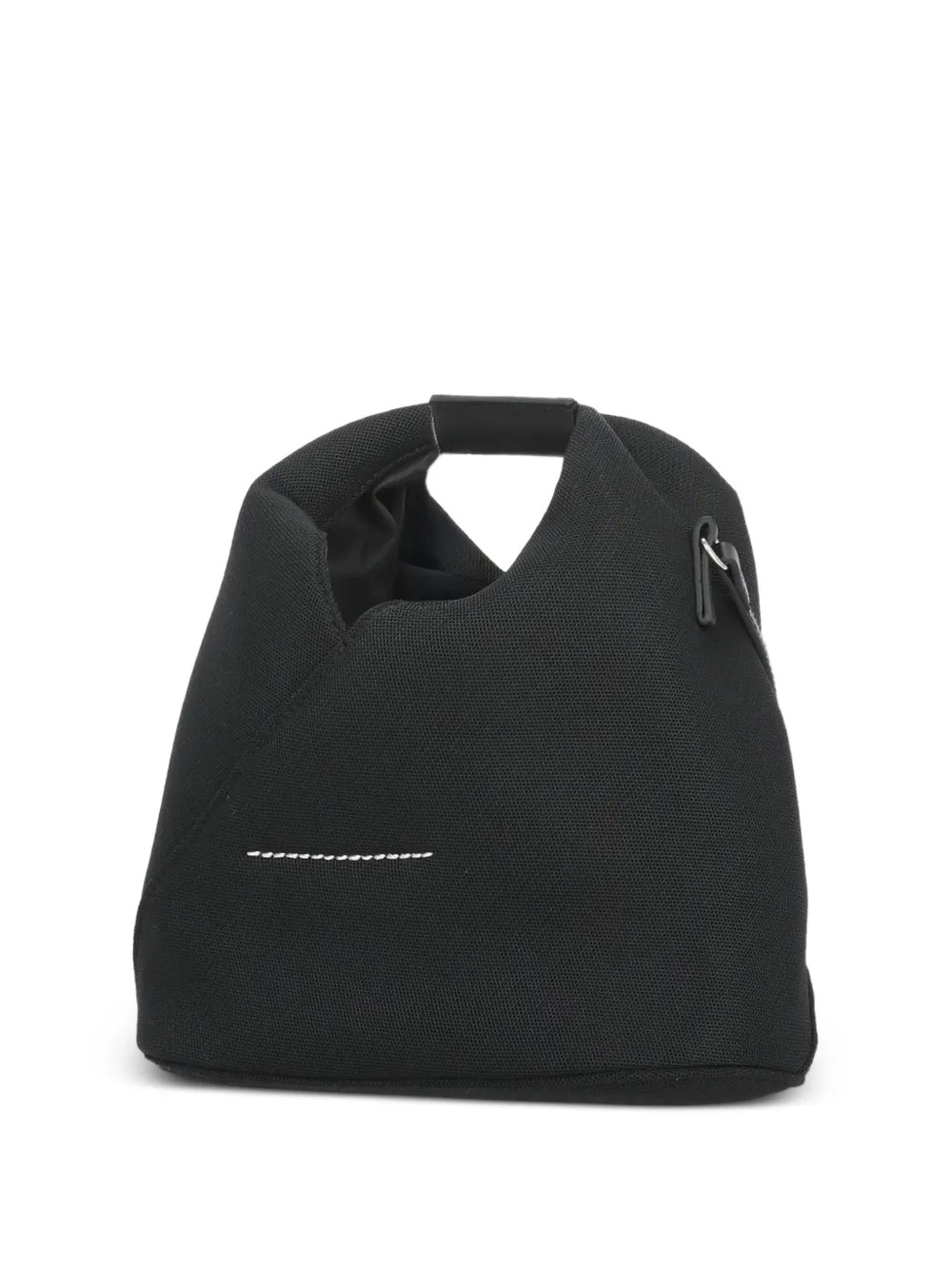 MM6 Maison Margiela contrast stitching tote bag - Schwarz