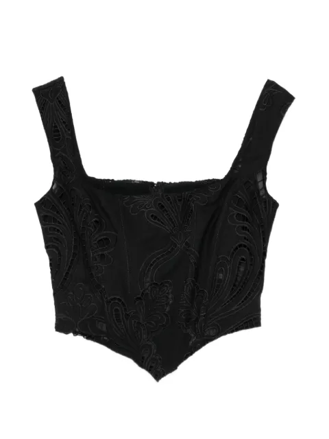 Giuseppe Di Morabito embroidered corset top