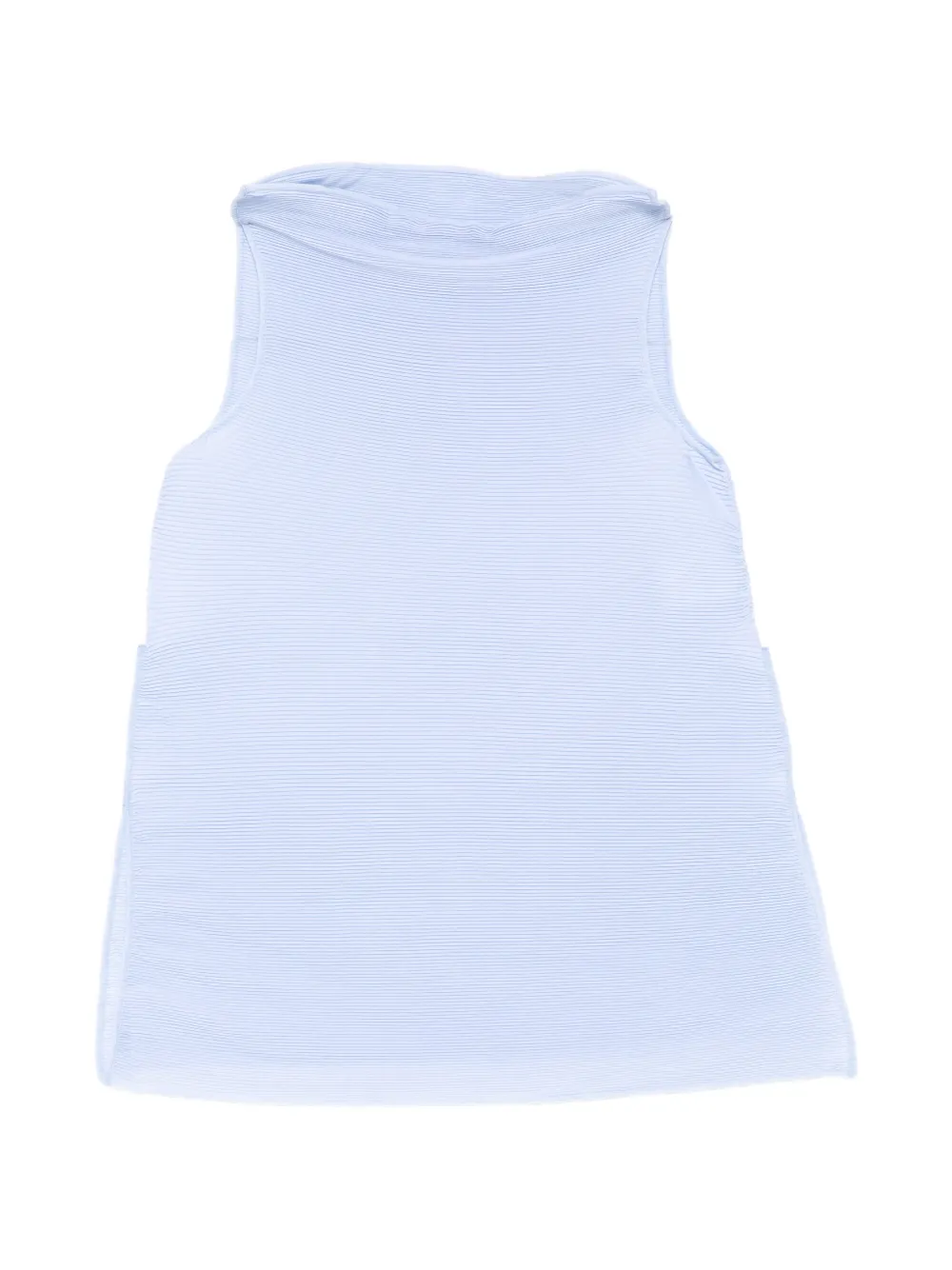 Melitta Baumeister soft sleeveless ripple top - Blu
