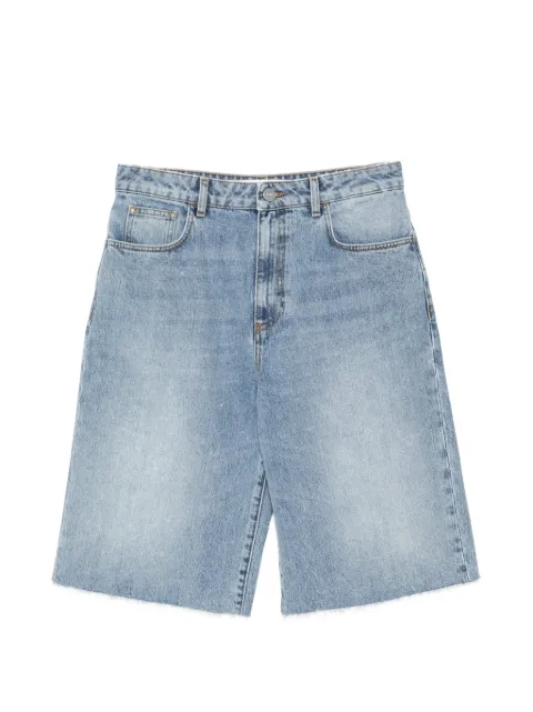 Róhe raw-cut denim shorts