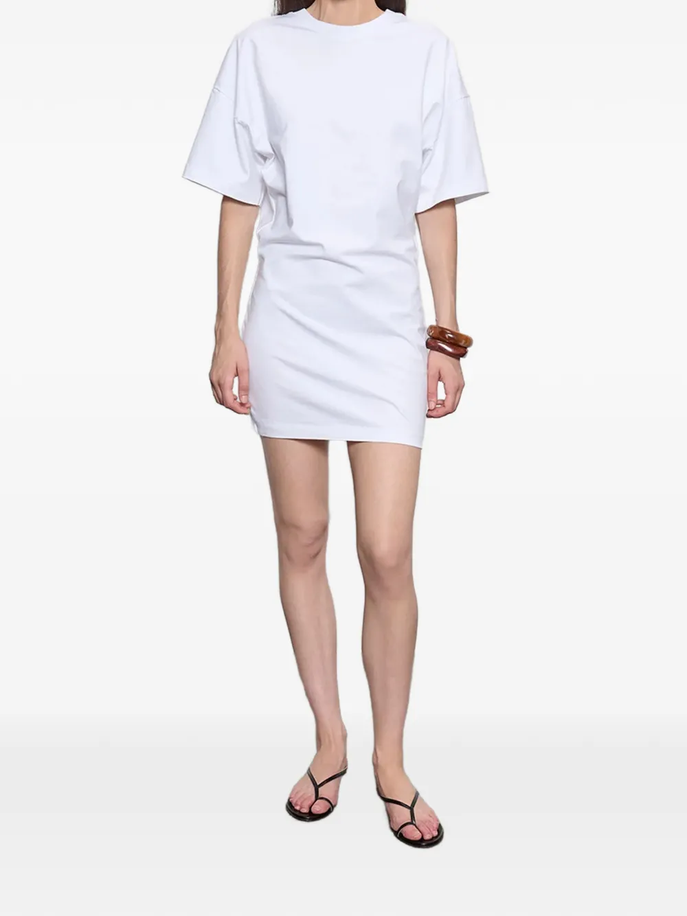 Enza Costa Supima Curve mini dress - Bianco