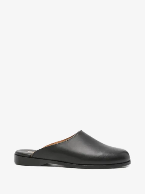 Sebago round-toe leather mules