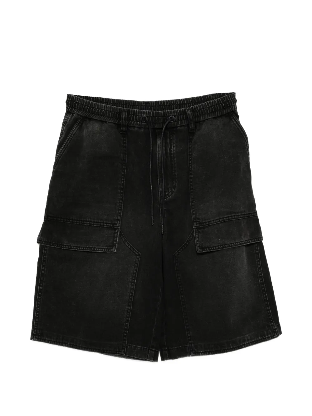 Juun.J denim shorts - Schwarz