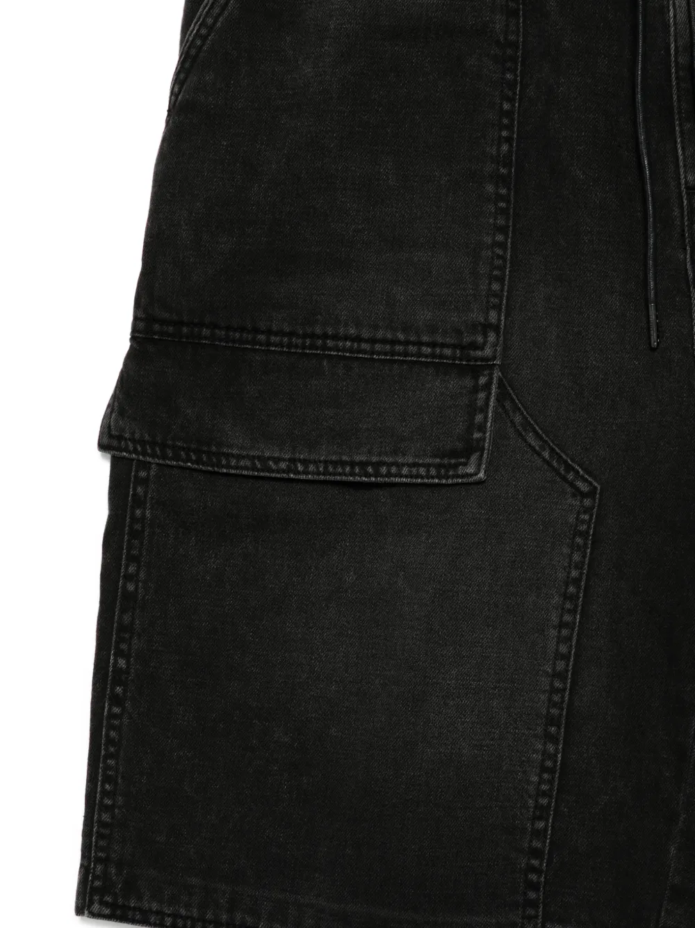 Juun.J Denim shorts Zwart