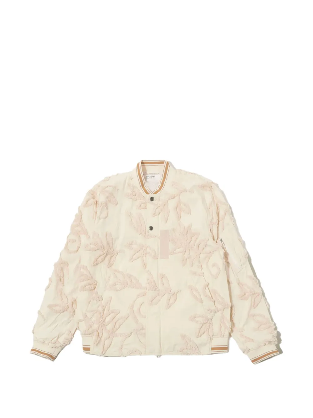 Universal Works NS floral bomber jacket - Nude