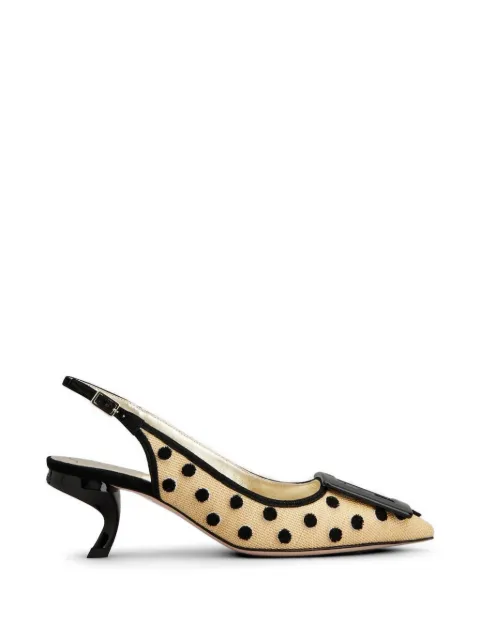 Roger Vivier Virgule polka-dot pumps