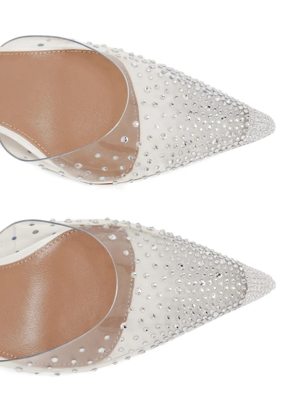 NICOLI Flavie verfraaide pumps Wit