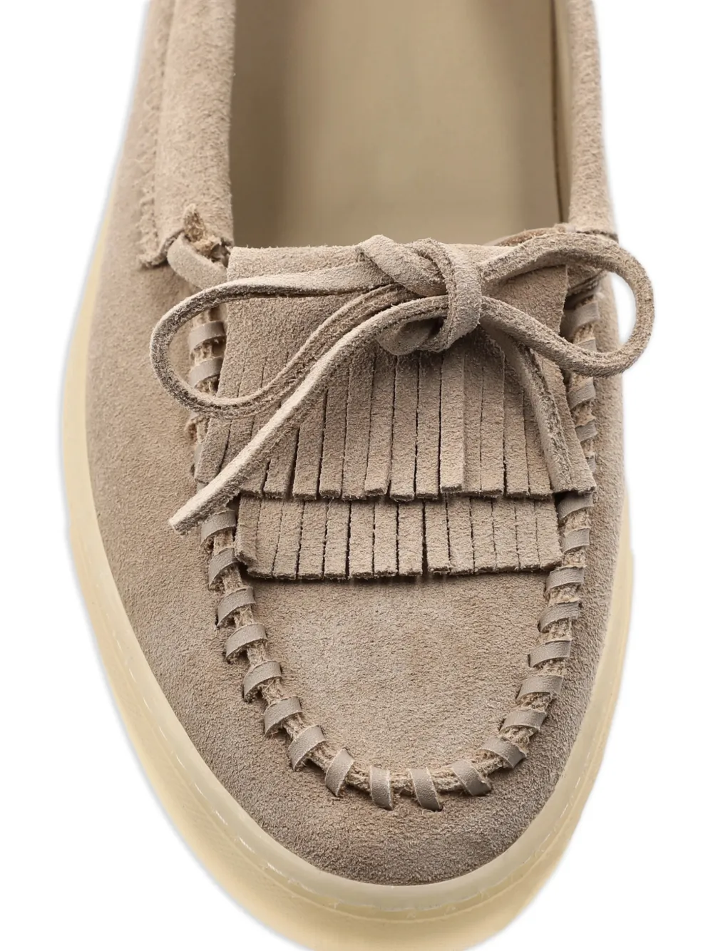 Copenhagen Sneakers met franje stiksel Beige