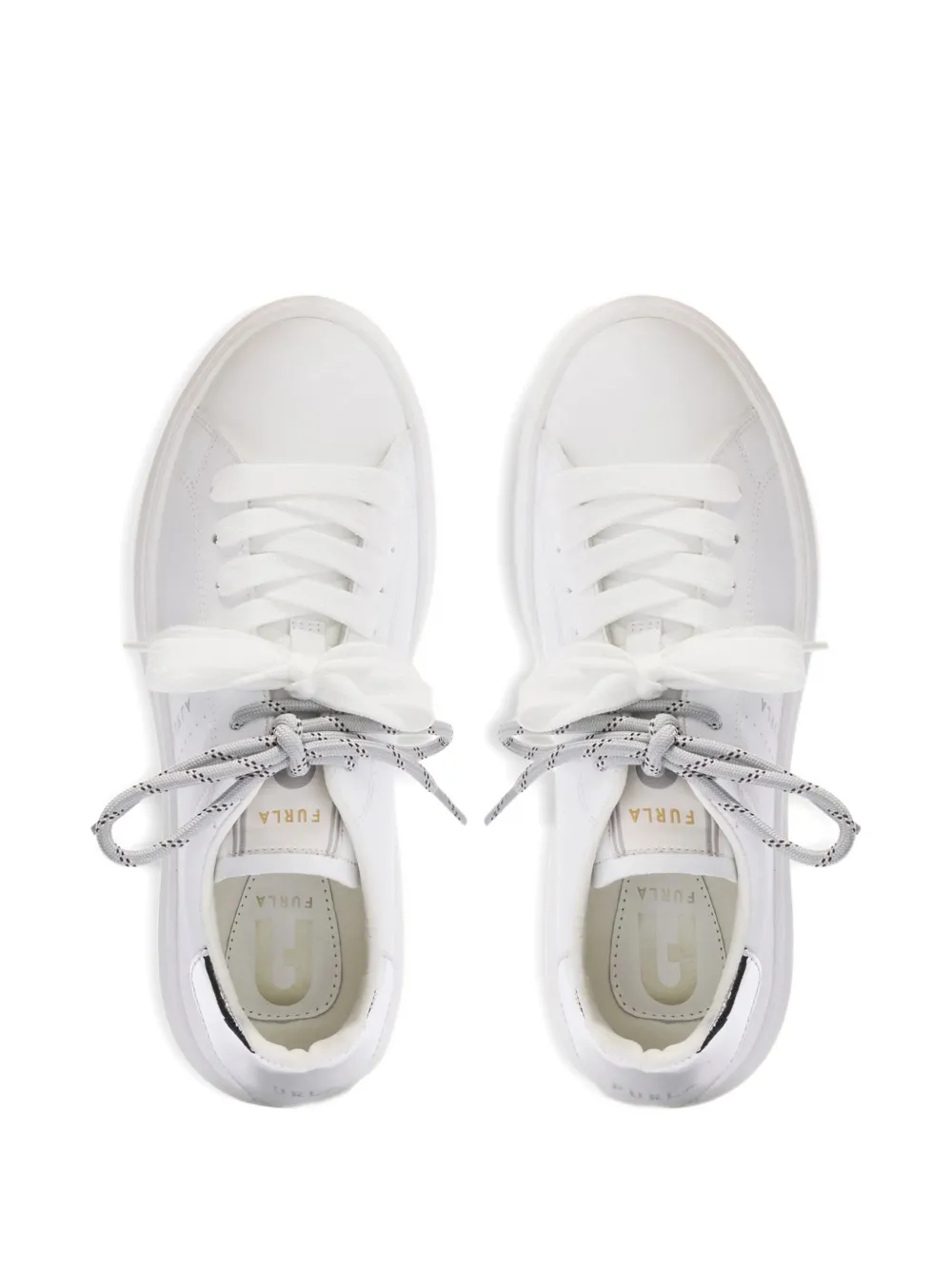 Furla Hype silver-tone detail sneakers Wit