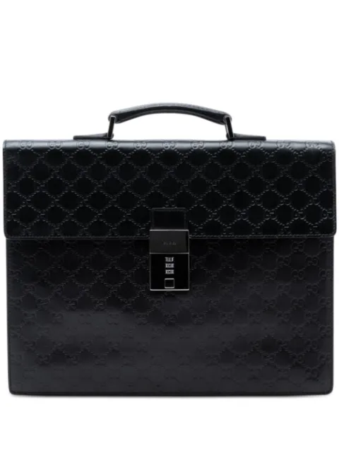 Gucci Pre-Owned 2016-2025 Guccissima business bag