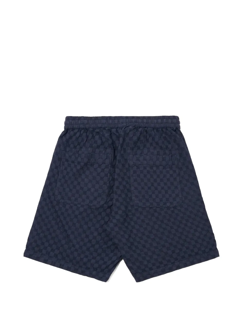  Universal Works Bermudas Simple A Cuadros - Azul 