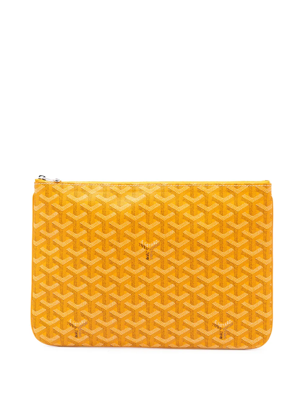 Goyard Pre-Owned 2018 Goyardine Senat MM clutch bag - Giallo