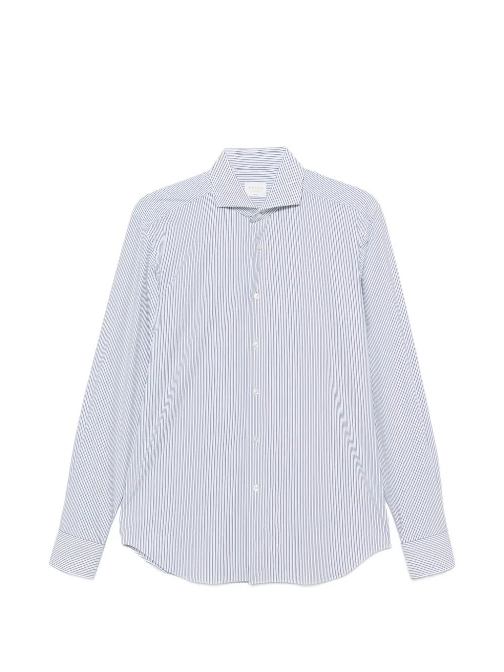 Xacus striped long-sleeve shirt - Weiß