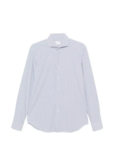 Xacus striped long-sleeve shirt