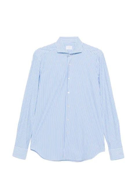 Xacus striped long-sleeve shirt