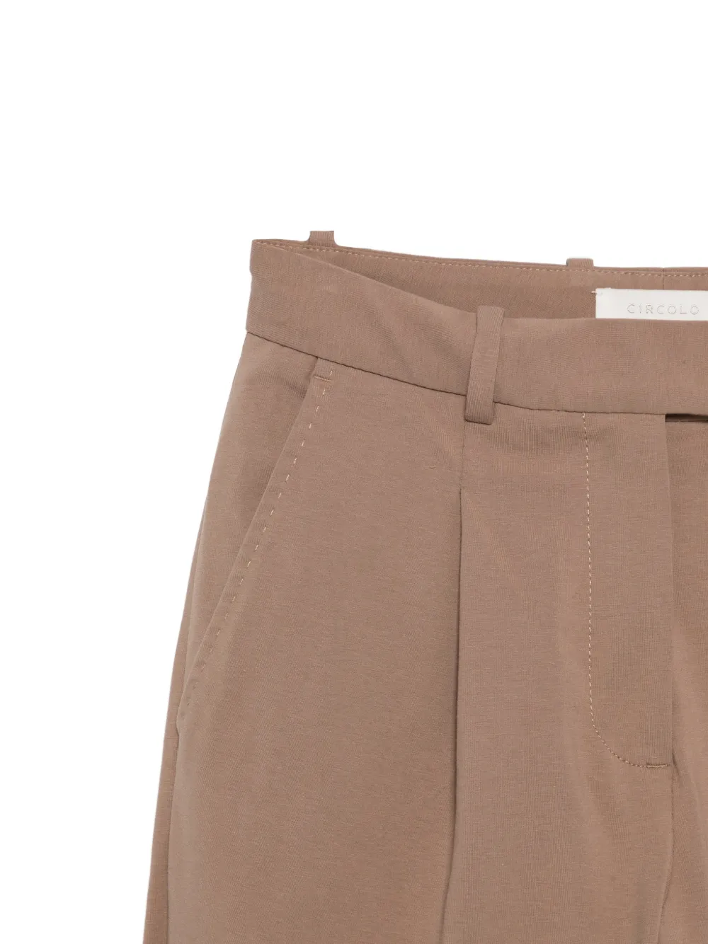 Circolo 1901 Geplooide pantalon Bruin