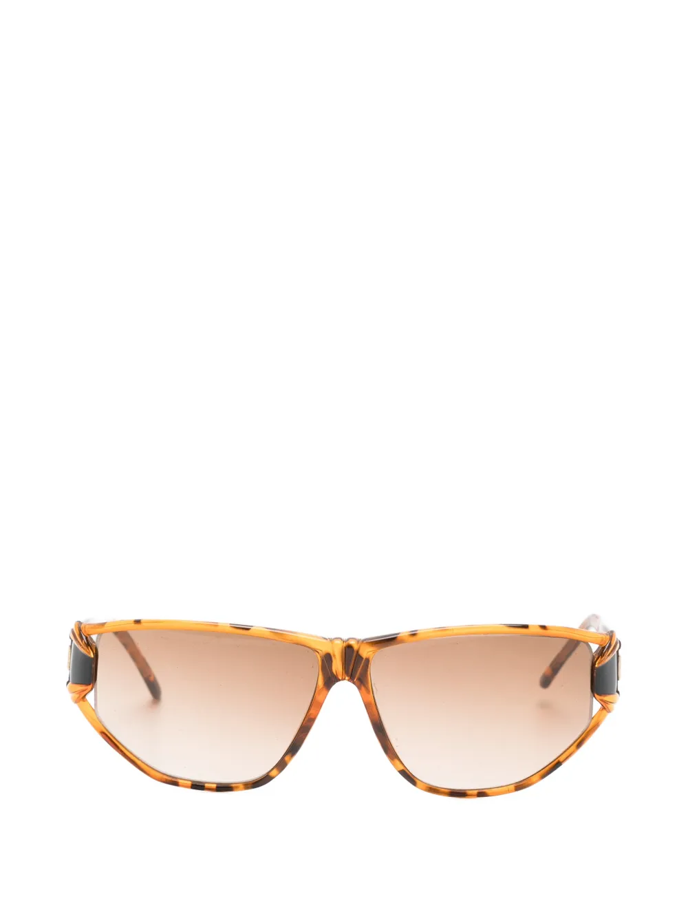 Givenchy Pre-Owned 1990s tortoiseshell-effect sunglasses - Marrone