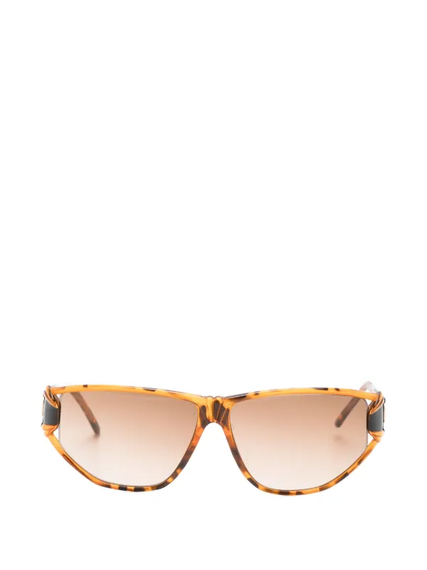Givenchy Pre-owned 1990s Tortoiseshell-effect Sunglasses in Brown
