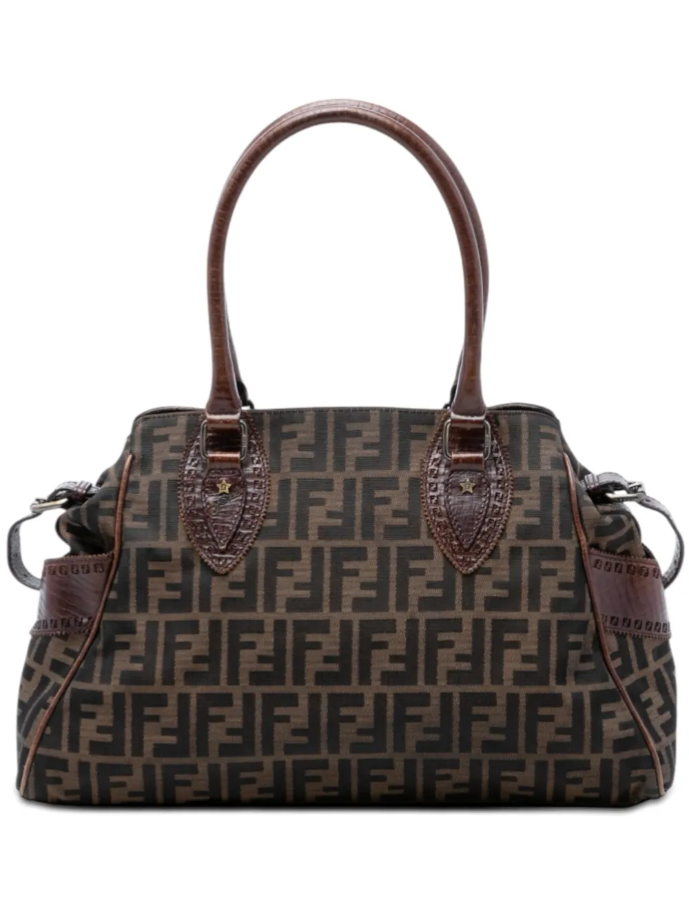 Fendi Pre-Owned 2000-2010 Zucca Canvas Etniko handbag - Marrone