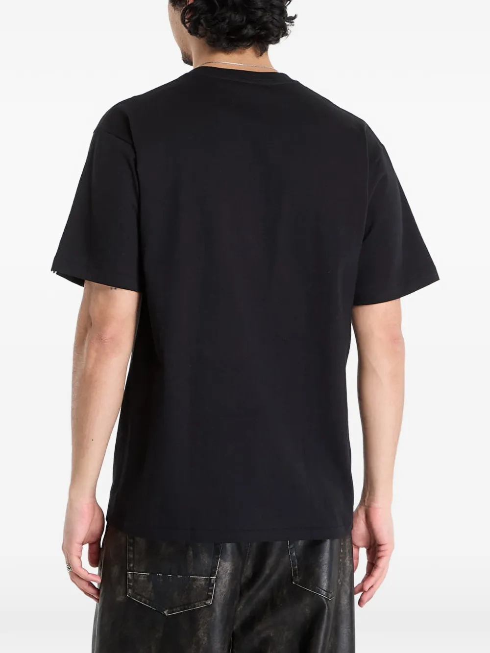 A BATHING APE Japanese Cloud camo T-shirt Zwart