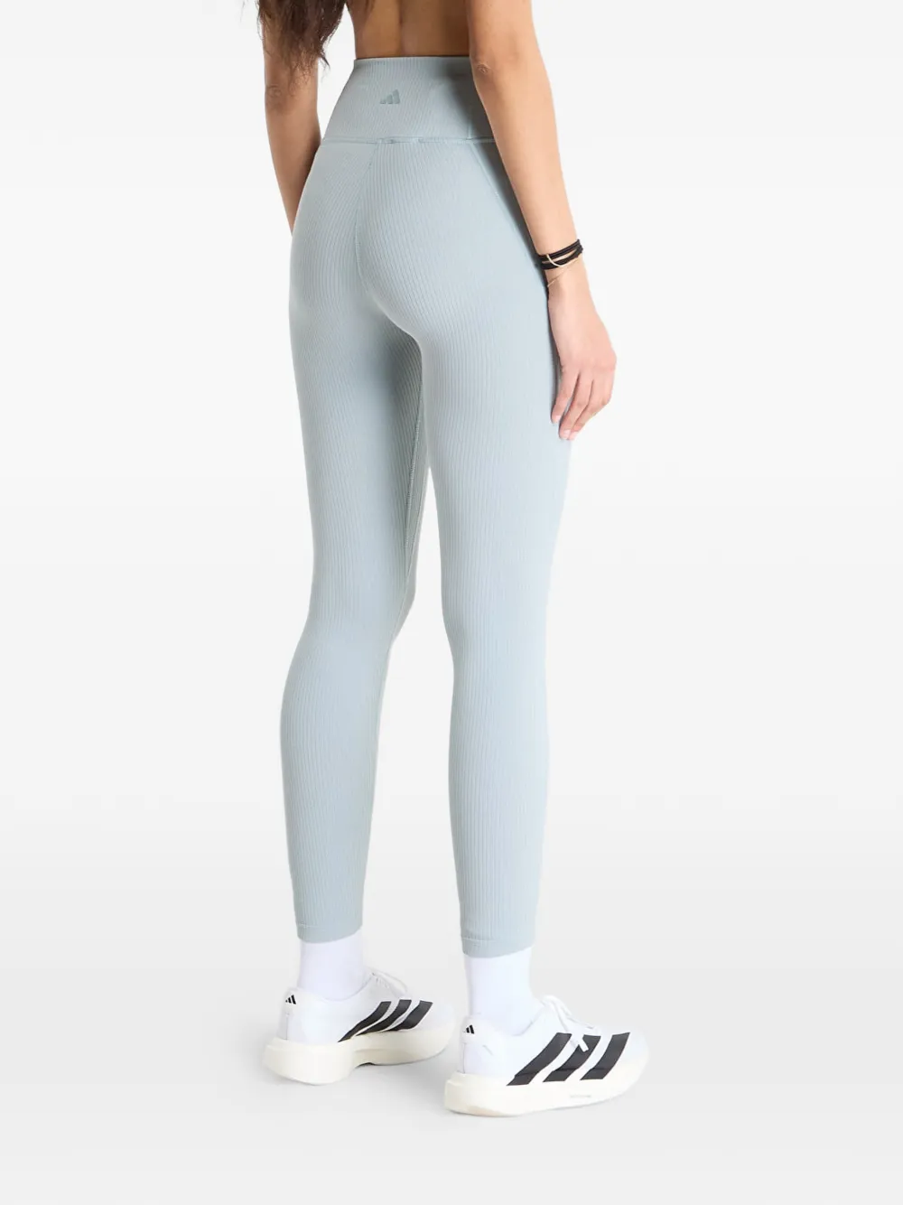 adidas Geribbelde legging Groen