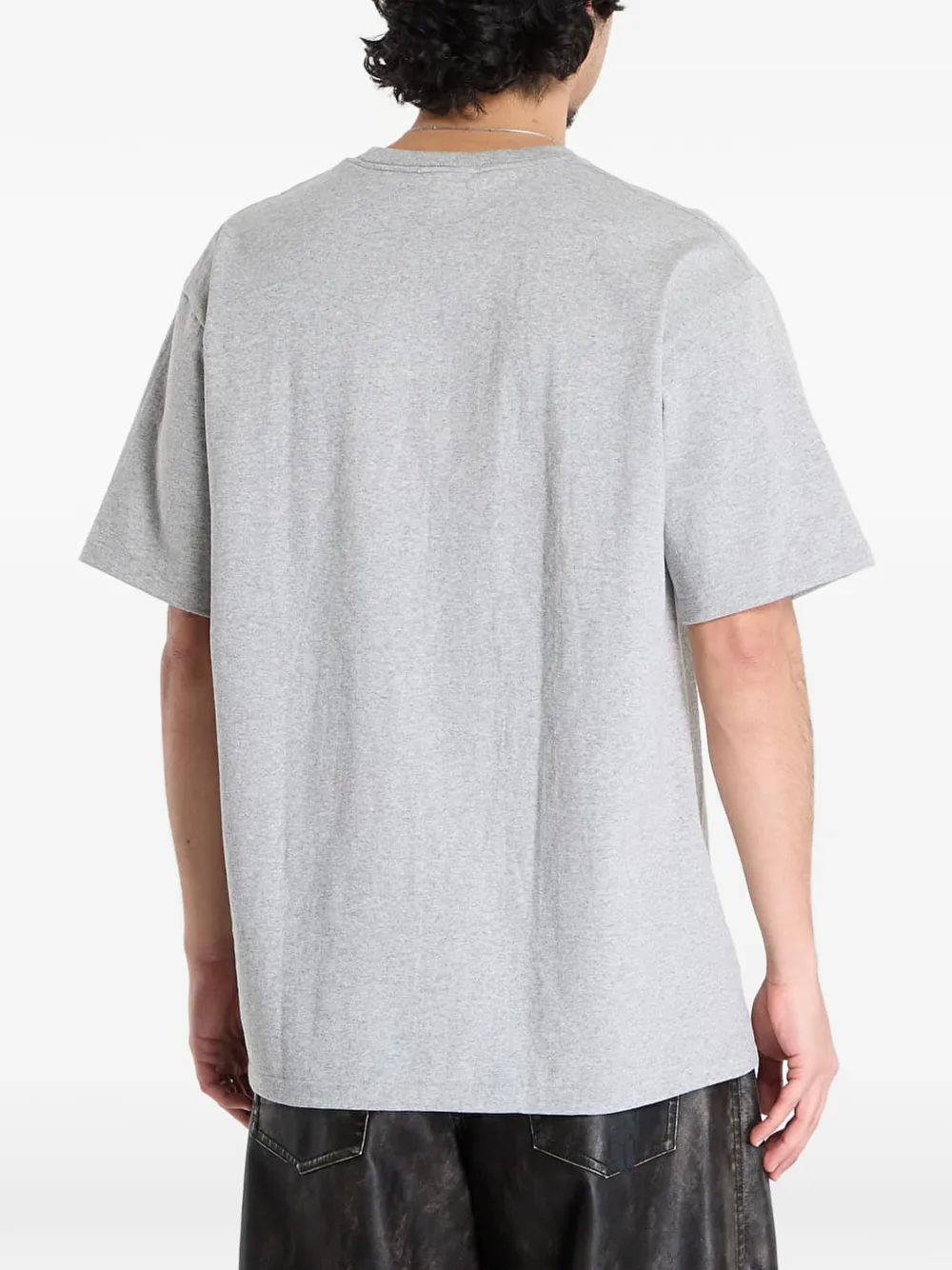 A BATHING APE Geruit T-shirt Grijs