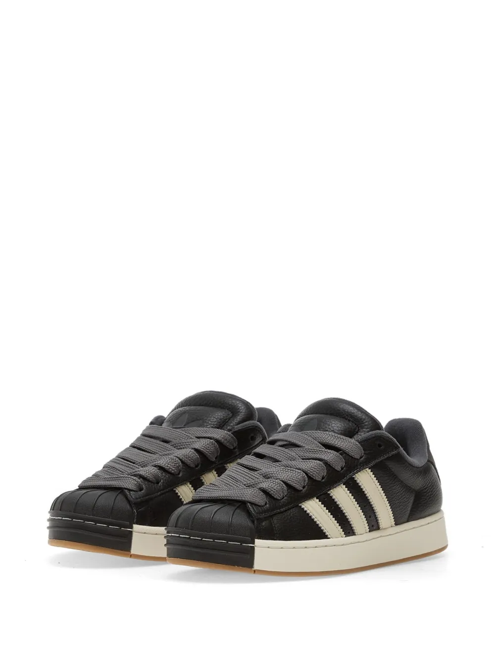 adidas Superstar St stripe panelled sneakers Zwart