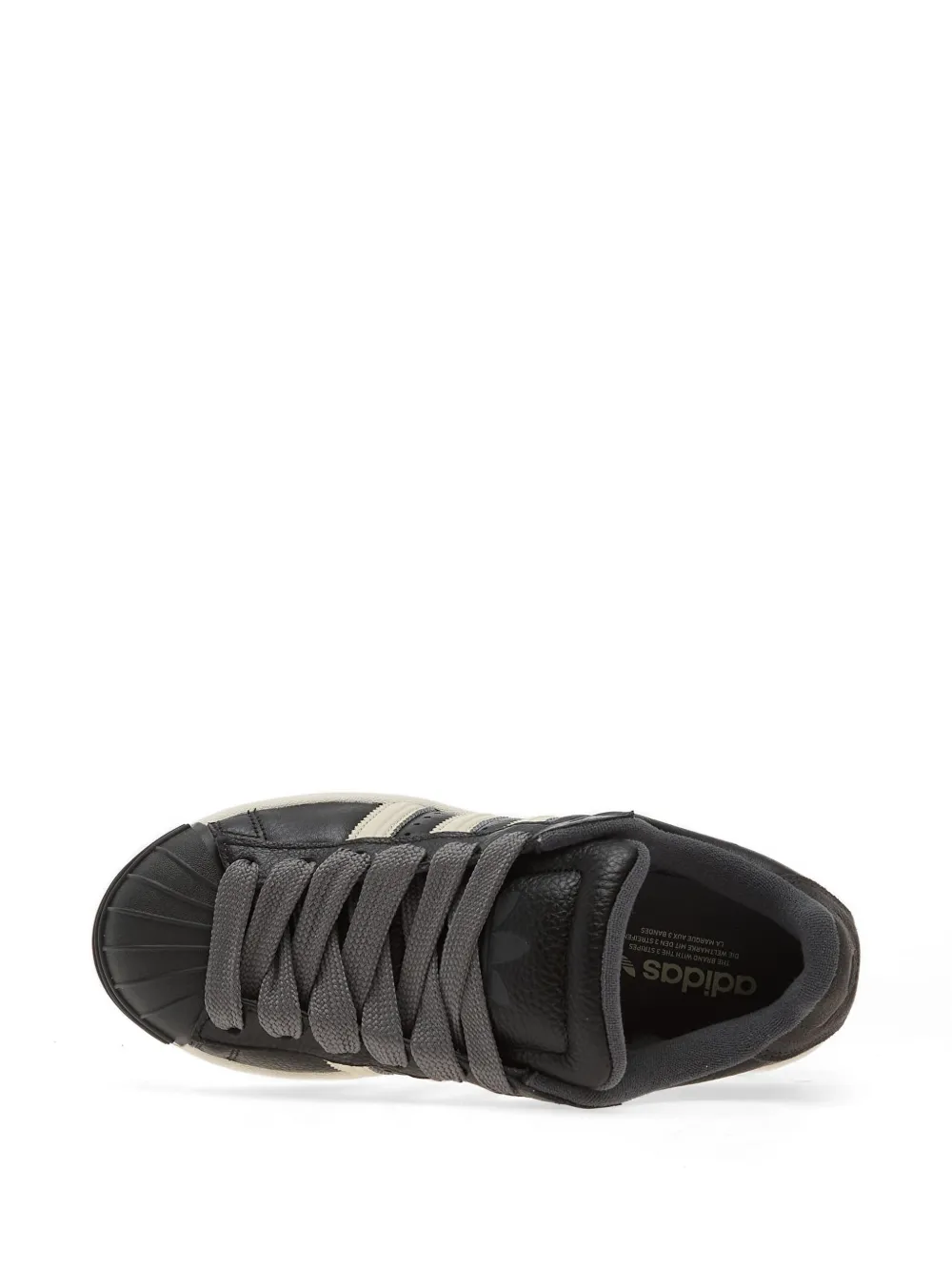 adidas Superstar St stripe panelled sneakers Zwart