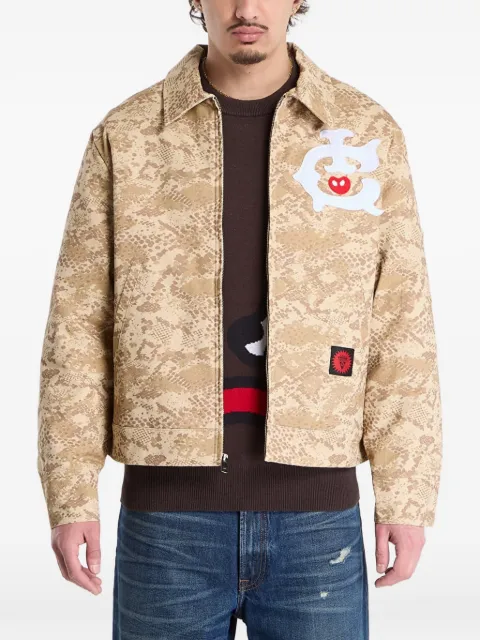 Billionaire Boys Club - Ice Cream snakeskin-print quilted work jacket