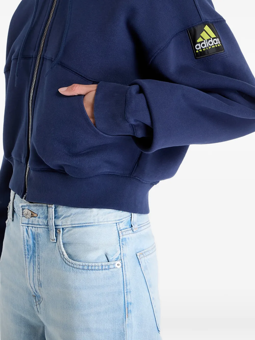 adidas EQT hoodie met rits Blauw