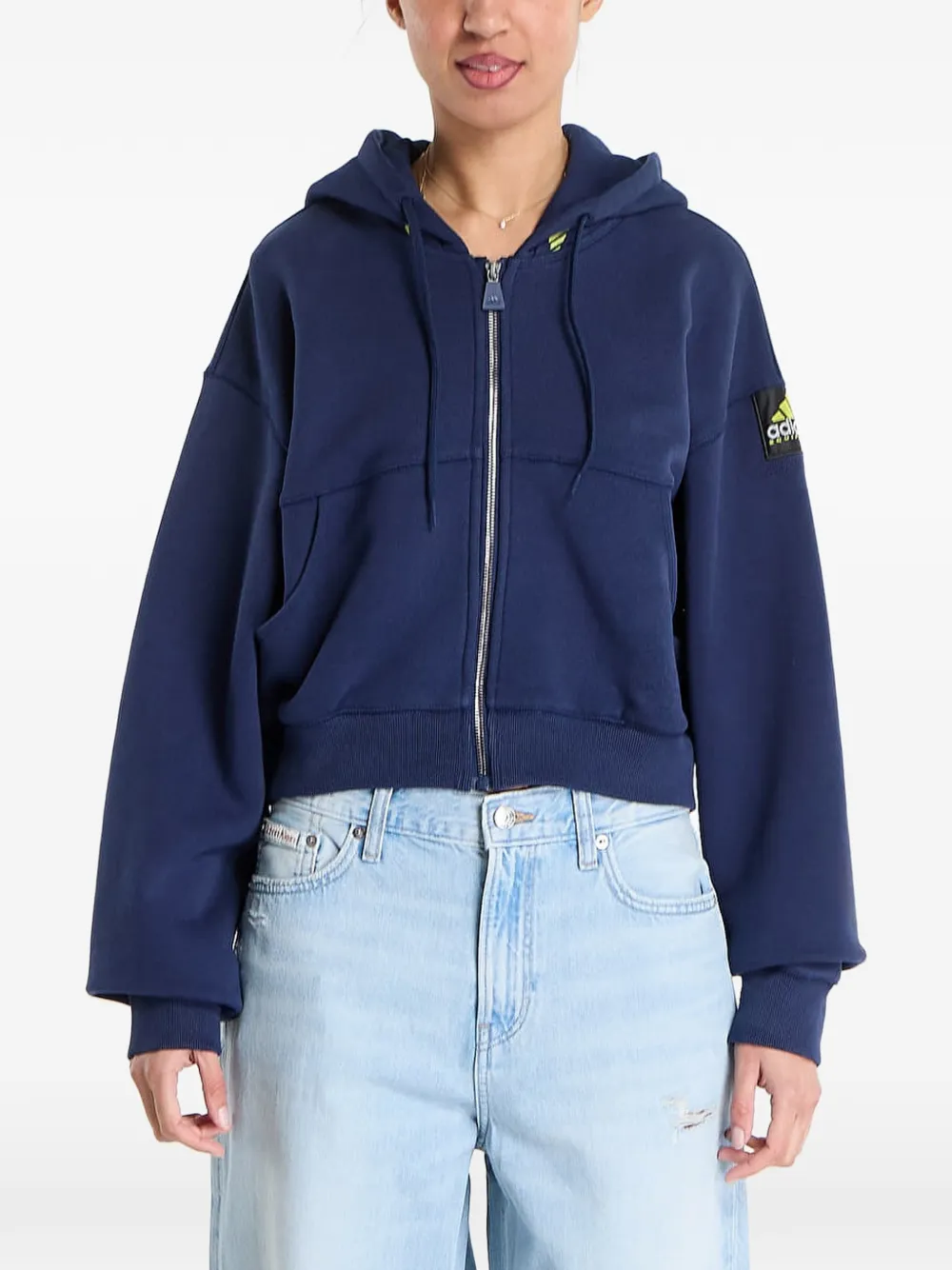 adidas EQT zip hoodie - Blau