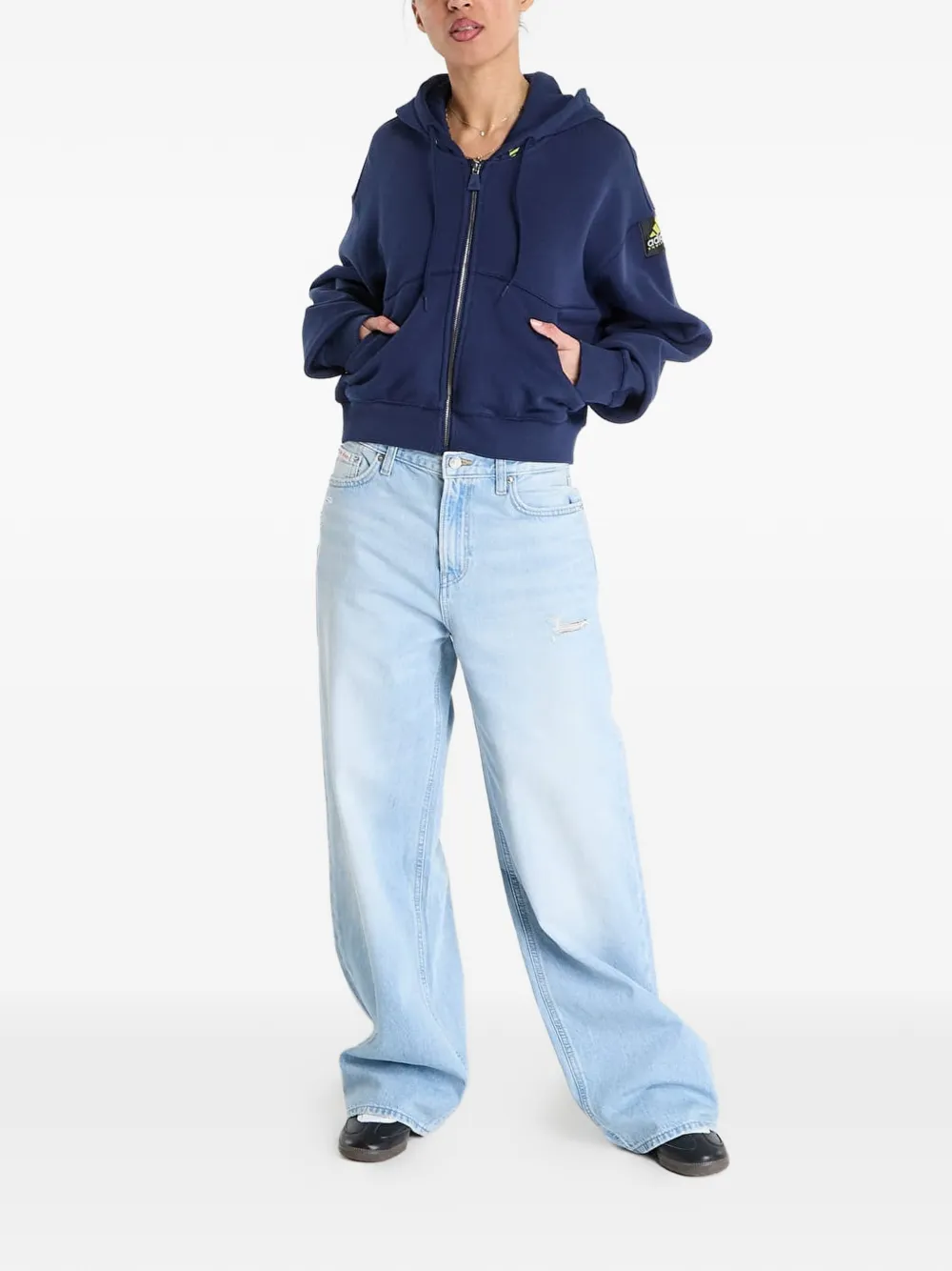 adidas EQT hoodie met rits Blauw