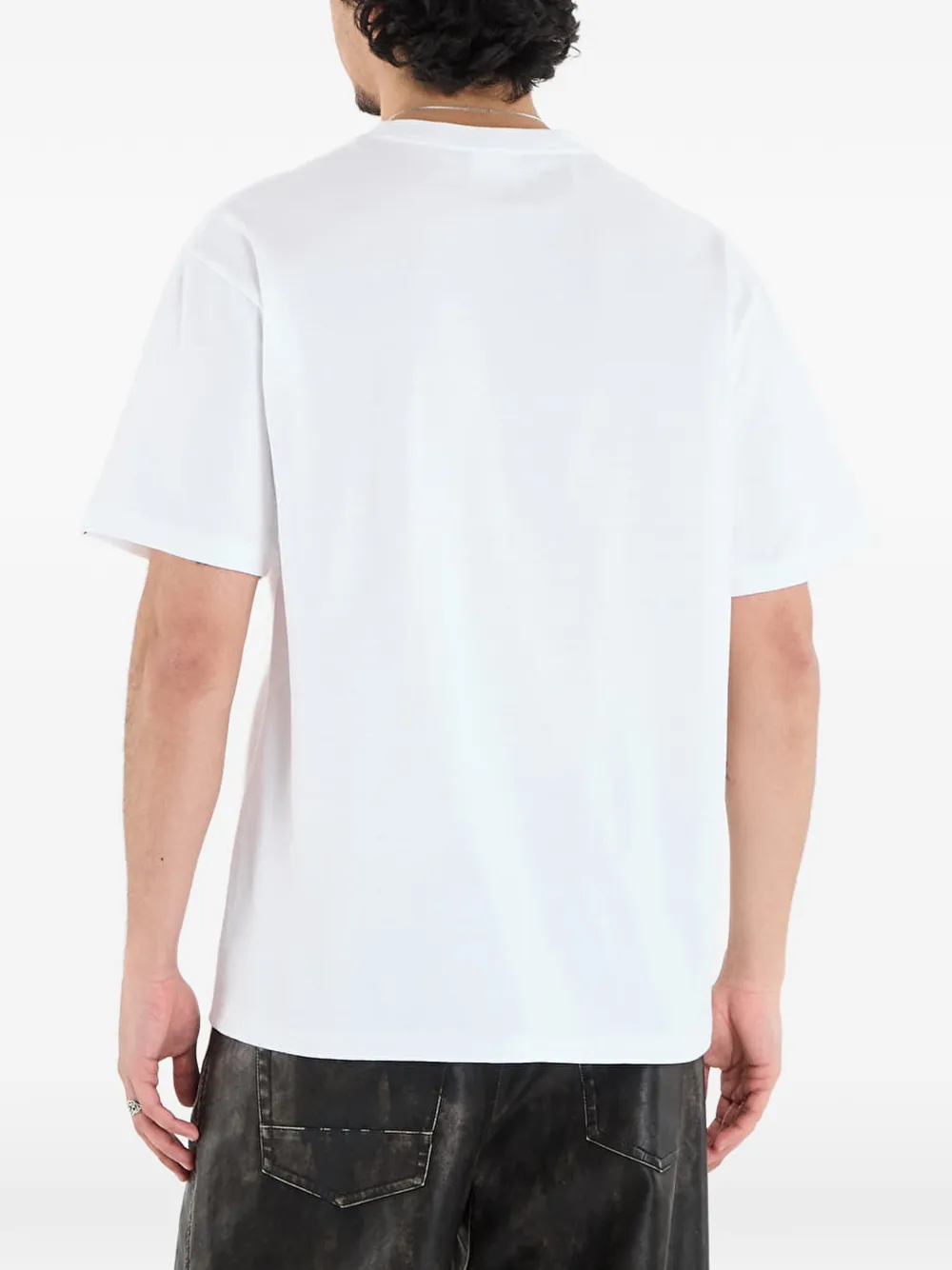 A BATHING APE Japanese T-shirt met camouflageprint Wit