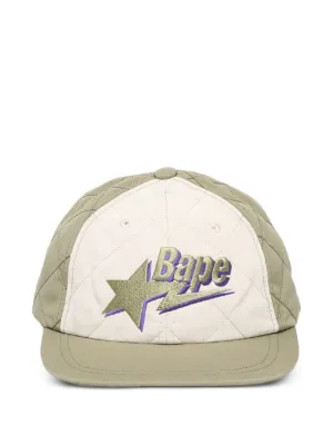 A BATHING APE® ロゴ キャップ | ブルー | FARFETCH JP
