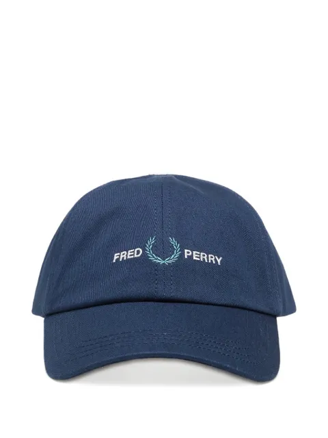 Fred Perry twill logo cotton cap