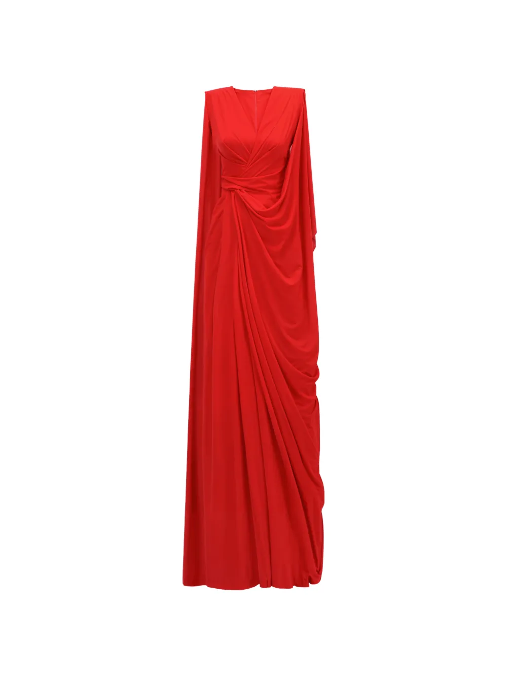 Gemy Maalouf Abito con drappeggio - Rosso