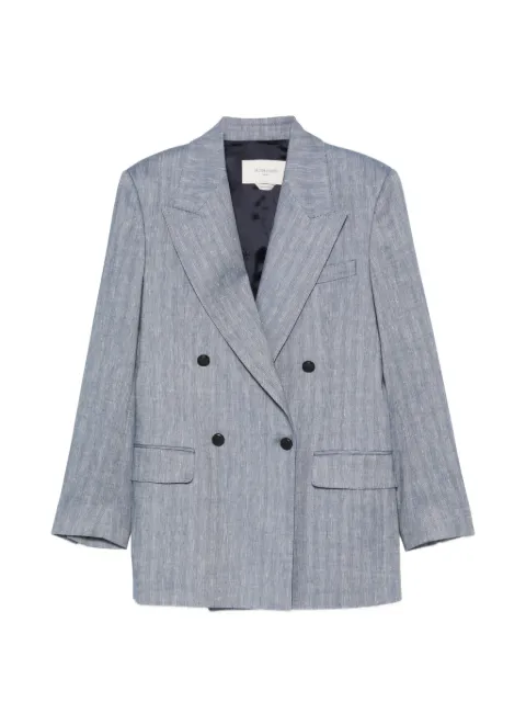 Jacob Cohën double-breasted herringbone blazer