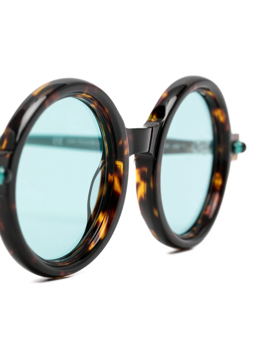 Kuboraum Maske P1 bril met rond montuur Bruin