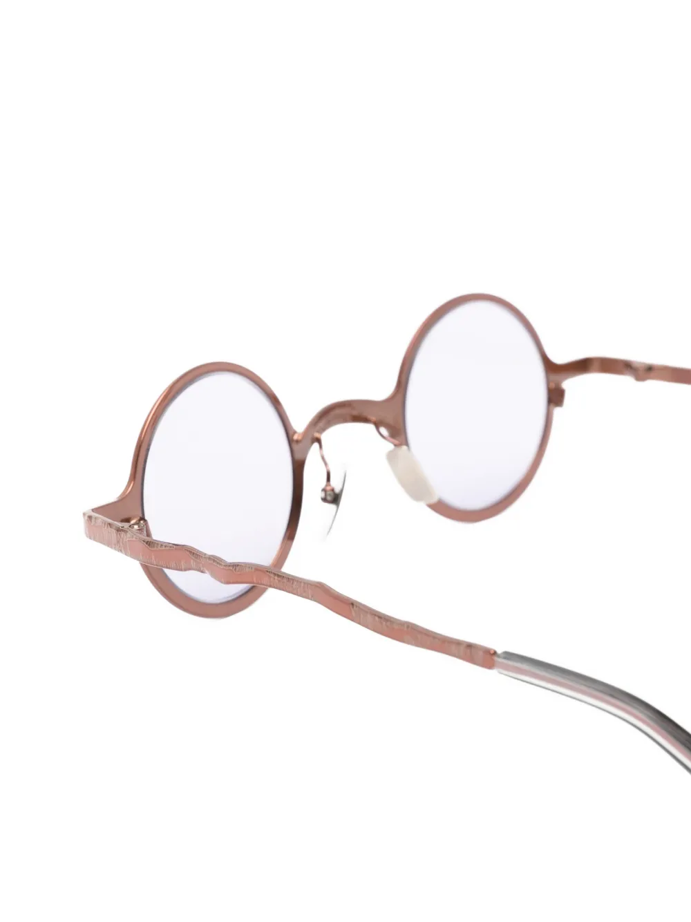 Kuboraum Maske Z17 zonnebril met rond montuur Bruin