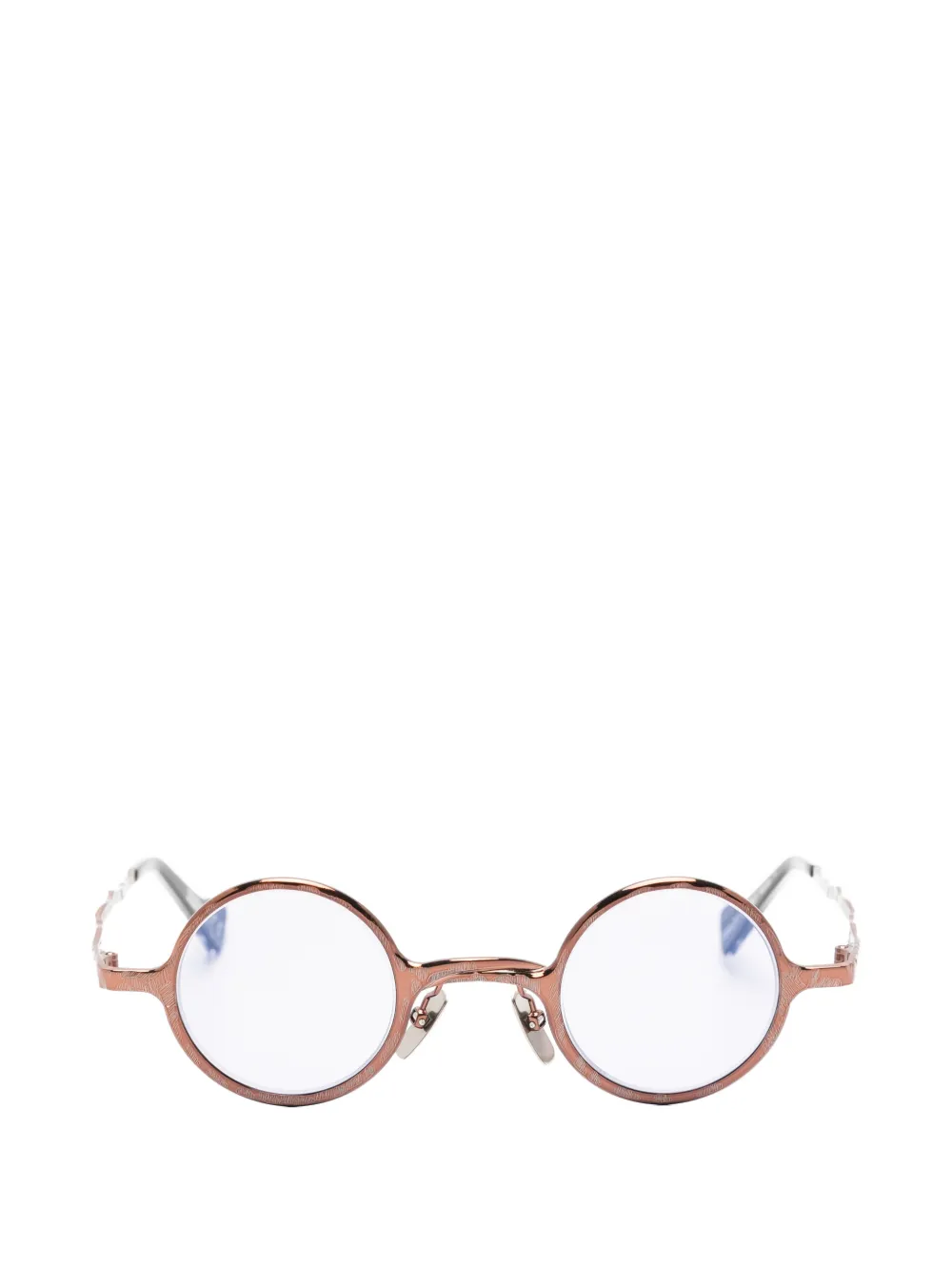 Kuboraum Maske Z17 round-frame sunglasses - Marrone